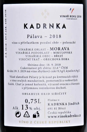 Zadní etiketa