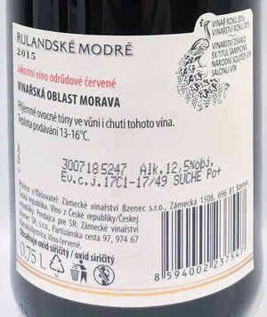 Zadní etiketa