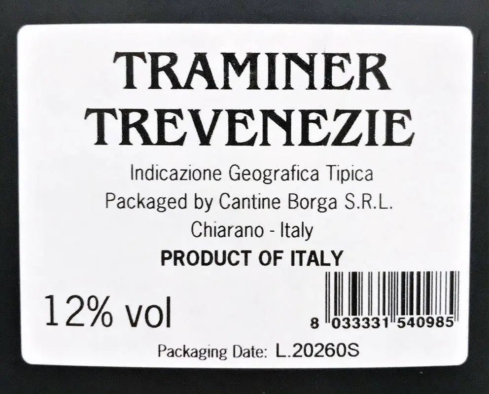 Zadní etiketa – Traminer-bag in box