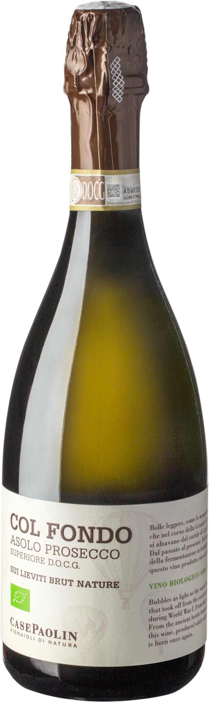 Col Fondo Asolo Prosecco Spumante