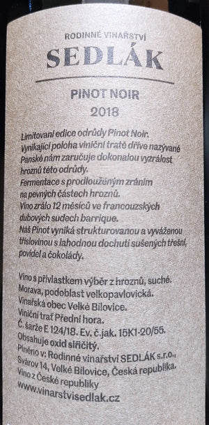 Zadní etiketa
