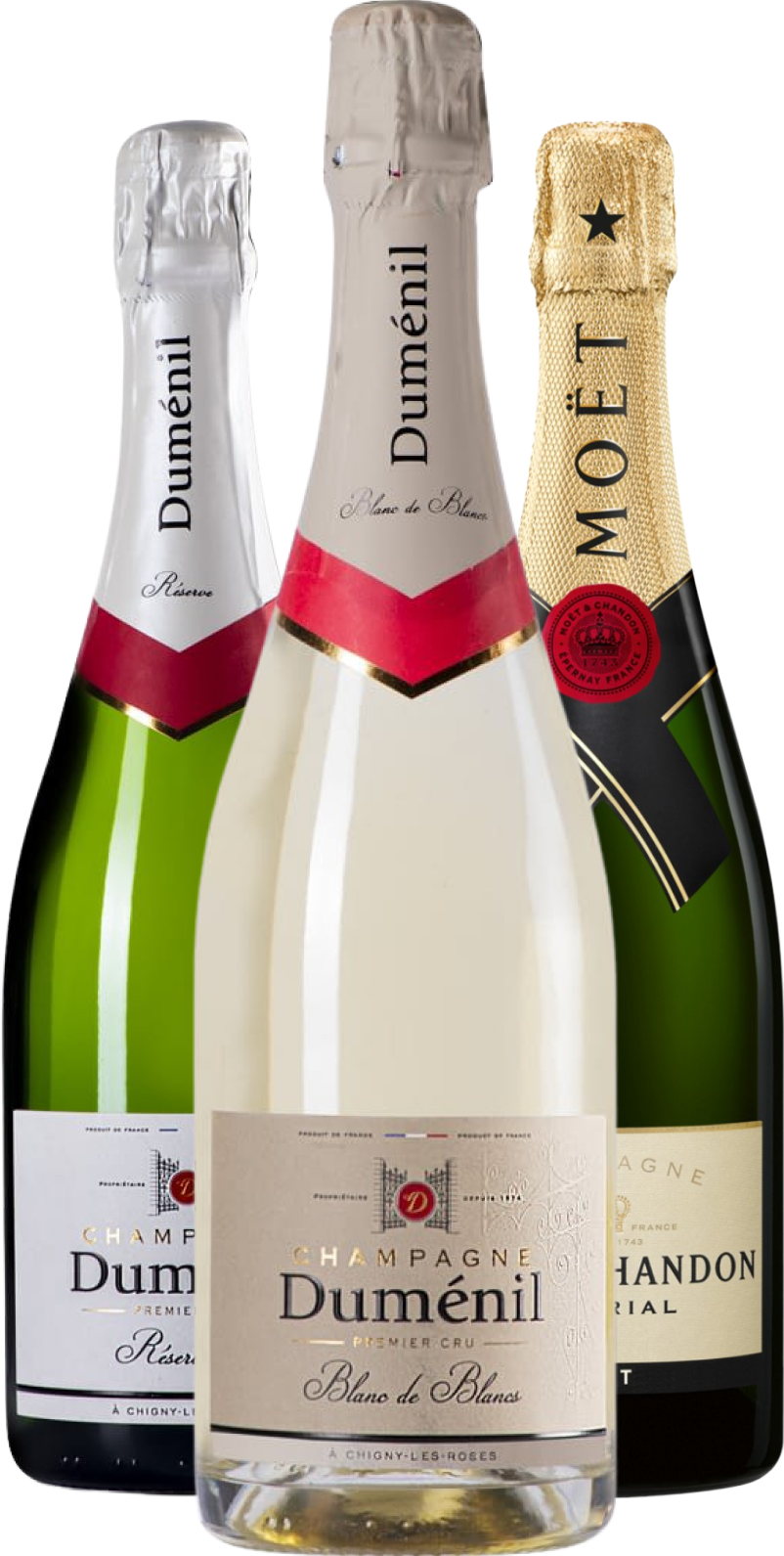 CHAMPAGNE trio set