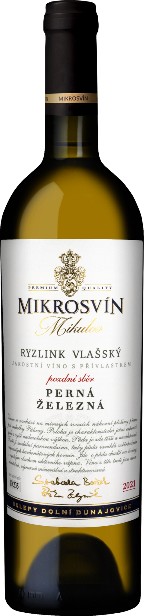 Ryzlink vlašský Železná