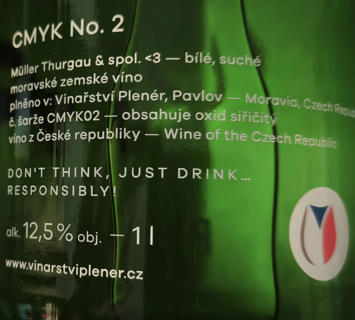 Zadní etiketa – CMYK No. 3