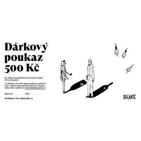Dárkový poukaz 500 Kč