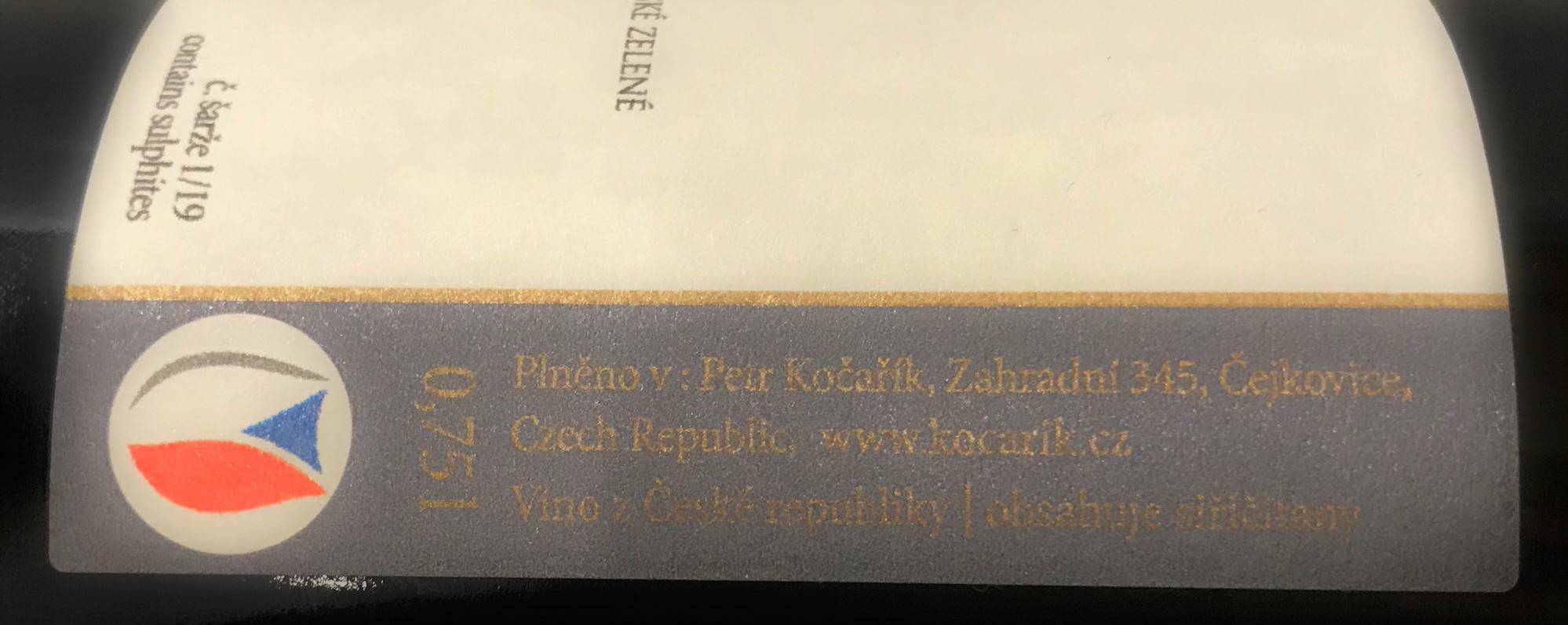 Etiketa Odměra bílá