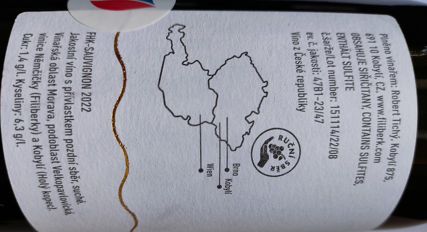 Etiketa Sauvignon FHK