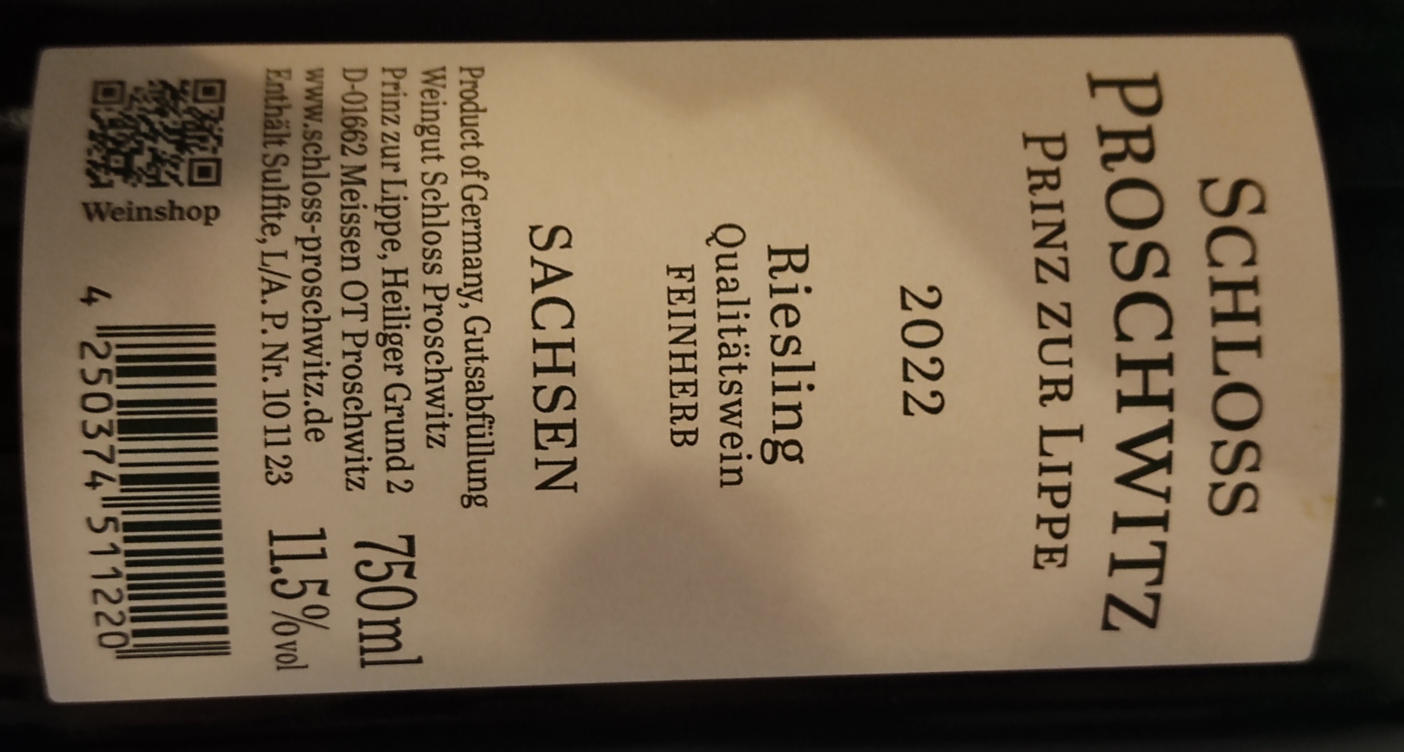 Etiketa Riesling VDP.GUTSWEIN