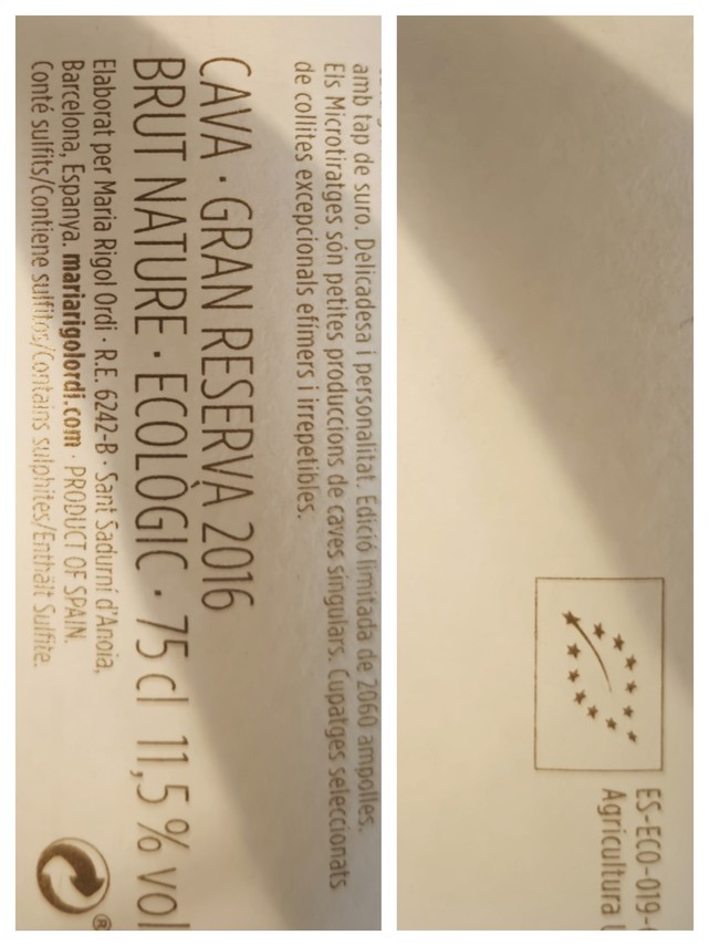 Etiketa Cava Grand Reserva Brut Nature, Microtirage 6