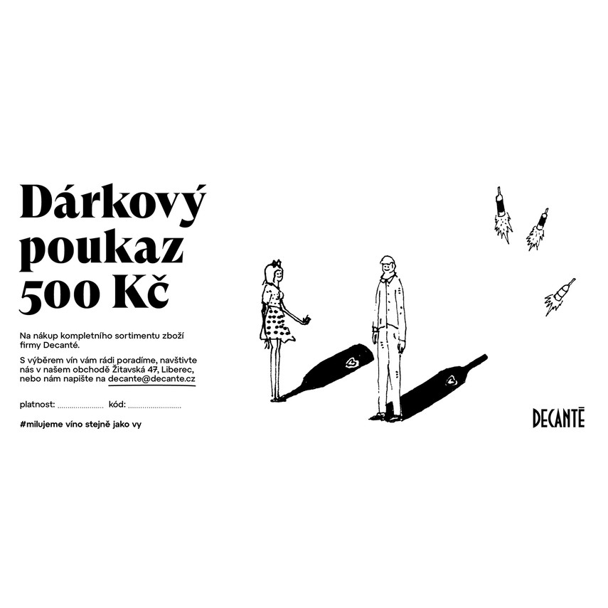 Dárkový poukaz 500 Kč